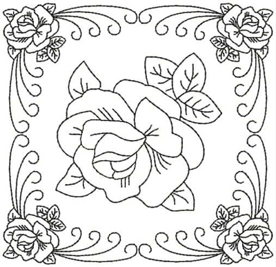 Embroidery Design: QDesign 42A<br> 4.93w X 4.75h