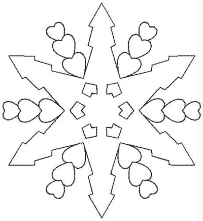 Embroidery Design: QDesign 43A<br> 4.5w X 4.87h
