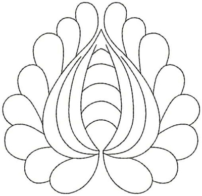 Embroidery Design: QDesign 54A<br> 4.93w X 4.81h