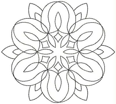 Embroidery Design: QDesign 58A<br> 4.93w X 4.43h