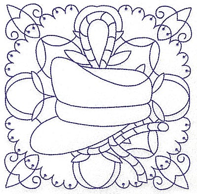 Embroidery Design: Captain's hat large<br> 6.50w X 6.50h