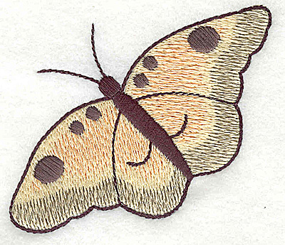 Embroidery Design: Butterfly large <br> 3.06w X 2.60h