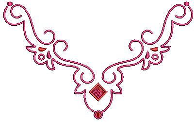 Embroidery Design: Scrollworks swirl 5<br> 6.85w X 4.21h