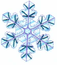 Embroidery Design: Snowflake 3<br>2.84" x 3.28"