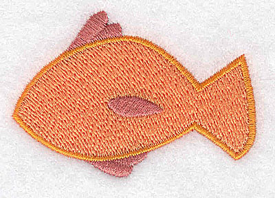 Embroidery Design: Fish<br> 2.48w X 1.75h