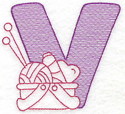 Embroidery Design: V large<br> 4.12w X 4.50h