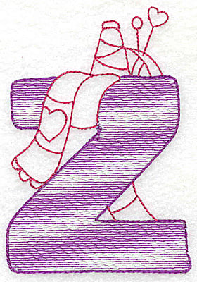 Embroidery Design: Z large<br> 5.50w X 3.81h