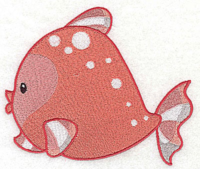 Embroidery Design: Fish A large<br> 4.97w X 4.25h | Embroidery Legacy Embroidery Design: Fish A large<br> 4.97w X 4.25h