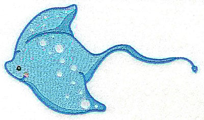 Embroidery Design: Stingray large<br> 4.98w X 2.88h
