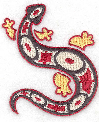 Embroidery Design: Gecko F<br>3.20w X 3.81h