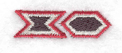 Embroidery Design: Pattern <br> 1.65w X 0.47h