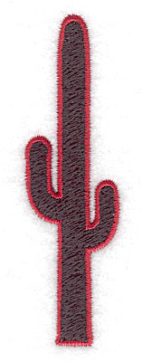 Embroidery Design: Cactus<br> 1.02w X 3.53h
