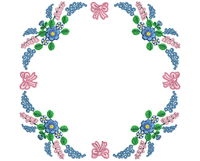 Embroidery Design: Sweet Heart Floral Blocks 3<br> 7.26w X 7.12h | Embroidery Legacy Embroidery Design: Sweet Heart Floral Blocks 3<br> 7.26w X 7.12h