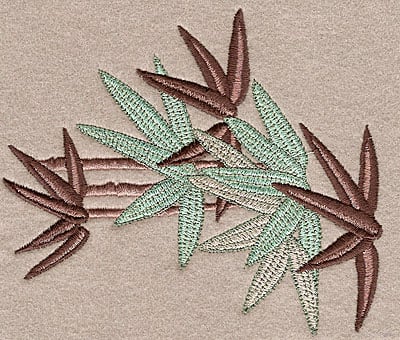 Embroidery Design: Bamboo large <br> 5.00"h x 4.35"w | Embroidery Legacy Embroidery Design: Bamboo large <br> 5.00"h x 4.35"w