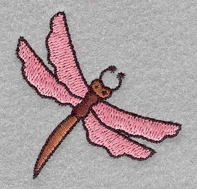Embroidery Design: Dragonfly small <br> 2.01"h x 1.97"w