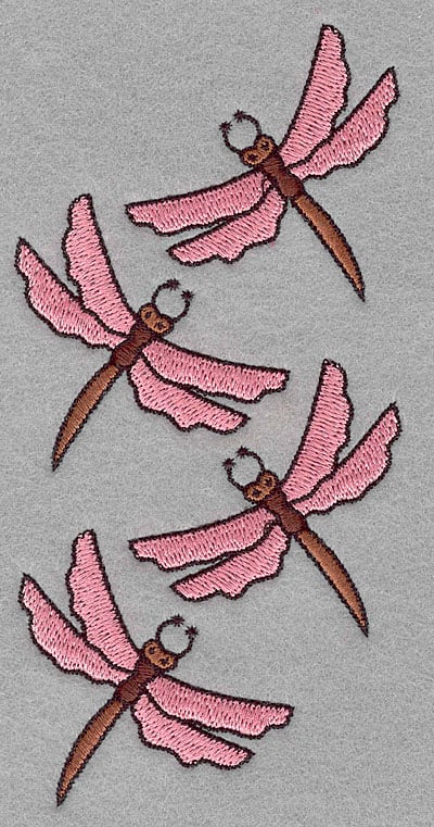 Embroidery Design: Dragonfly collection <br> 5.64"h x 2.77"w