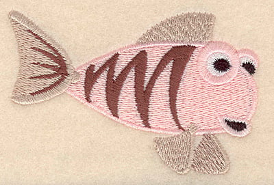 Embroidery Design: Fantasy fish 2 large <br>3.90"w X 2.47"h