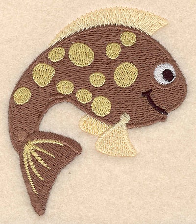 Embroidery Design: Fantasy fish 3 large <br>3.00"w X 3.56"h