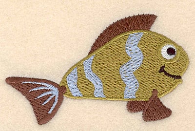 Embroidery Design: Fantasy fish 4 large <br>3.90"w X 2.31"h
