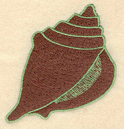 Embroidery Design: Seashell small <br>2.89"w X 3.06"h