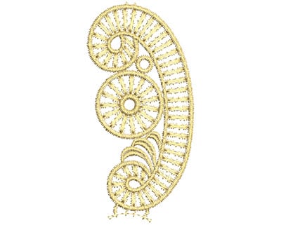 Embroidery Design: Lace from the Vault 1 Design 4<br> 4.59w X 2.23h | Embroidery Legacy Embroidery Design: Lace from the Vault 1 Design 4<br> 4.59w X 2.23h