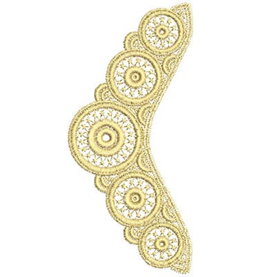 Embroidery Design: Lace from the Vault 2 Design 7<br> 6.47w X 2.99h