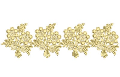 Embroidery Design: Lace from the Vault 2 Design 12<br> 2.60w X 8.78h | Embroidery Legacy Embroidery Design: Lace from the Vault 2 Design 12<br> 2.60w X 8.78h