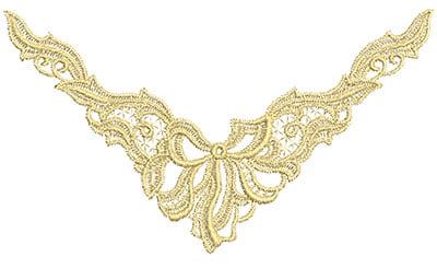 Embroidery Design: Lace from the Vault 3 Design 1<br> 7.10w X 4.04h