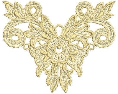 Embroidery Design: Lace from the Vault 3 Design 2<br> 4.67w X 3.84h