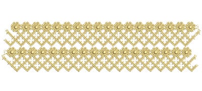 Embroidery Design: Lace from the Vault 4 Design 9<br> 2.63w X 10.33h