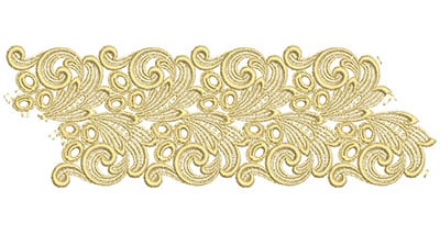 Embroidery Design: Lace from the Vault 6 Design 8<br> 3.33w X 10.1h