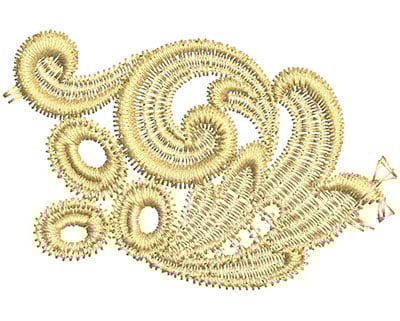 Embroidery Design: Lace from the Vault 6 Design 9<br> 1.78w X 2.69h | Embroidery Legacy Embroidery Design: Lace from the Vault 6 Design 9<br> 1.78w X 2.69h