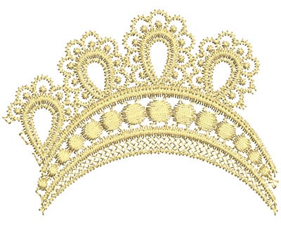 Embroidery Design: Lace from the Vault 9 Design 3<br> 2.98w X 3.99h