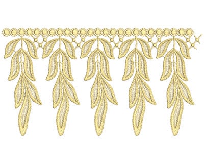 Embroidery Design: Lace from the Vault 11 Design 2<br> 6.14w X 11.41h