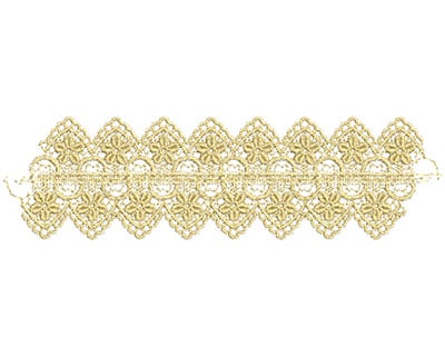 Embroidery Design: Lace from the Vault 11 Design 10<br> 2.80w X 9.93h