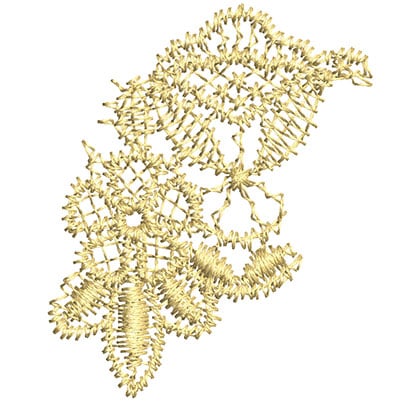 Embroidery Design: Lace from the Vault 12 Design 2<br> 2.04w X 1.67h