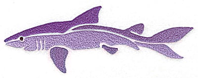 Embroidery Design: Shark large<br> 6.95w X 2.48h