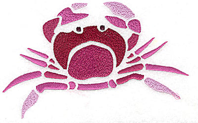Embroidery Design: Crab large<br> 5.88w X 3.65h