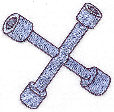 Embroidery Design: Tire iron large<br> 4.91w X 4.84h