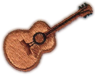 Embroidery Design: Guitar<br>2.22" x 1.60"