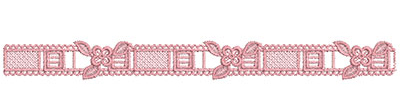 Embroidery Design: Heirloom From The Vault 2 Design 3<br> 0.97w X 9.76h