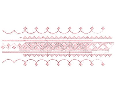 Embroidery Design: Heirloom From The Vault 2 Design 11<br> 3.78w X 10.9h | Embroidery Legacy Embroidery Design: Heirloom From The Vault 2 Design 11<br> 3.78w X 10.9h