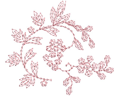 Embroidery Design: Heirloom From The Vault 3 Design 1<br> 2.92w X 3.37h