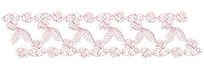 Embroidery Design: Heirloom From The Vault 3 Design 9<br> 2.38w X 10.45h