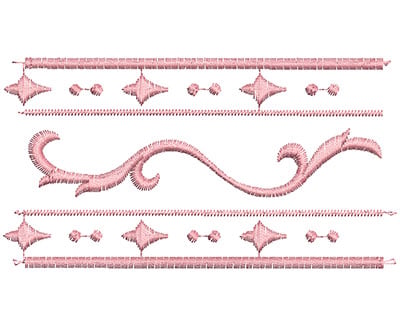 Embroidery Design: Heirloom From The Vault 4 Design 1<br> 2.55w X 4.74h