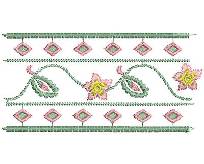 Embroidery Design: Heirloom From The Vault 4 Design 3<br> 2.37w X 4.75h