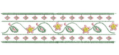 Embroidery Design: Heirloom From The Vault 4 Design 4<br> 2.37w X 9.04h