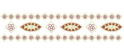 Embroidery Design: Heirloom From The Vault 4 Design 7<br> 2.24w X 9.73h