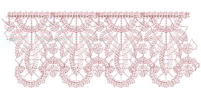 Embroidery Design: Heirloom From The Vault 6 Design 7<br> 3.74w X 9.65h