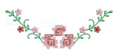 Embroidery Design: Heirloom From The Vault 6 Design 10<br> 2.34w X 6.24h | Embroidery Legacy Embroidery Design: Heirloom From The Vault 6 Design 10<br> 2.34w X 6.24h